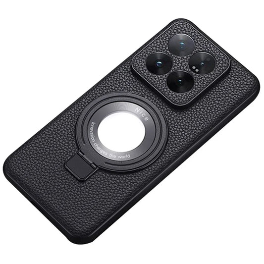 For Xiaomi 14 Case Magnetic Leather+TPU Phone Cover