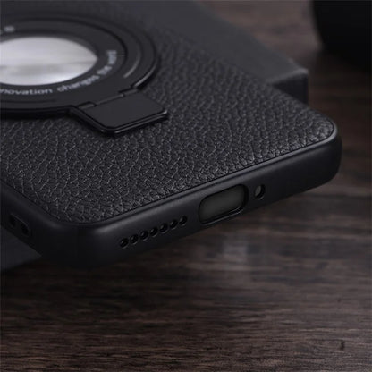 For Xiaomi 14 Case Magnetic Leather+TPU Phone Cover