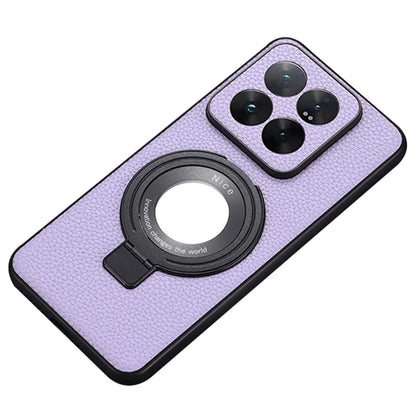 For Xiaomi 14 Case Magnetic Leather+TPU Phone Cover