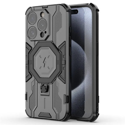 For iPhone 15 Pro Max Phone Cover Ring Holder Kickstand Protective Case