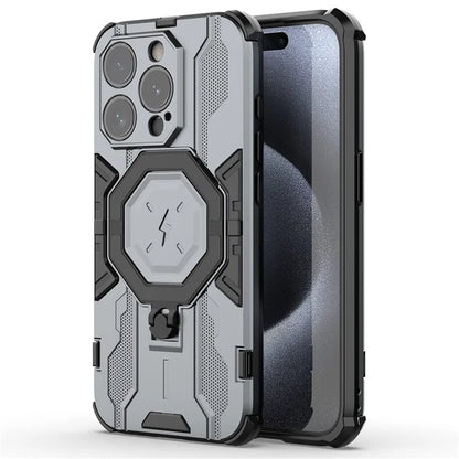 For iPhone 15 Pro Max Phone Cover Ring Holder Kickstand Protective Case