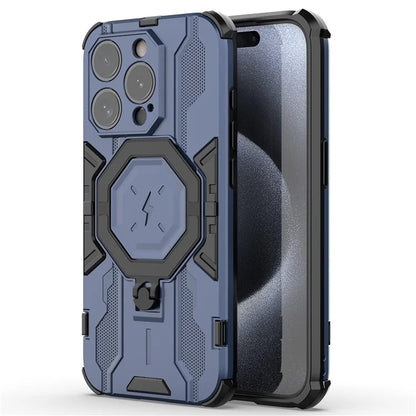 For iPhone 15 Pro Max Phone Cover Ring Holder Kickstand Protective Case