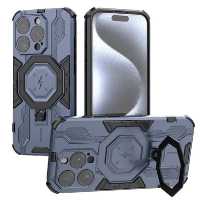 For iPhone 15 Pro Max Phone Cover Ring Holder Kickstand Protective Case