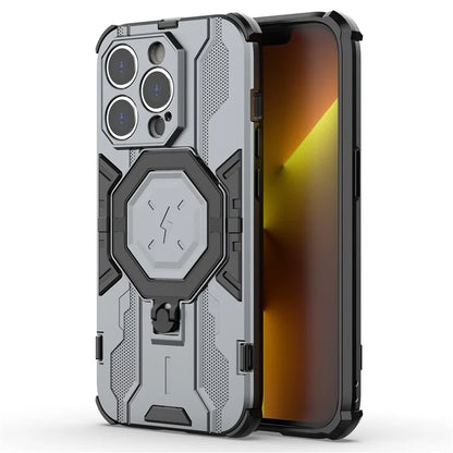 For iPhone 14 Pro Cover Kickstand PC+TPU Drop Protective Phone Case