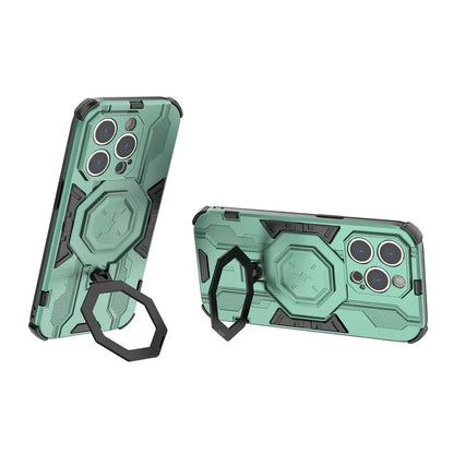 For iPhone 14 Pro Cover Kickstand PC+TPU Drop Protective Phone Case