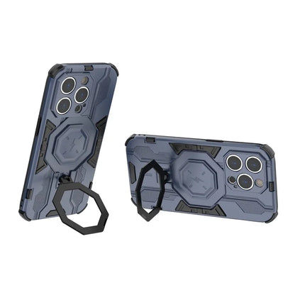 For iPhone 14 Pro Cover Kickstand PC+TPU Drop Protective Phone Case