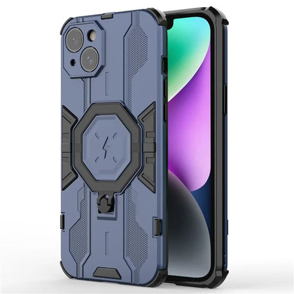 For iPhone 14 Plus Case Ring Holder Kickstand Shockproof Phone Cover