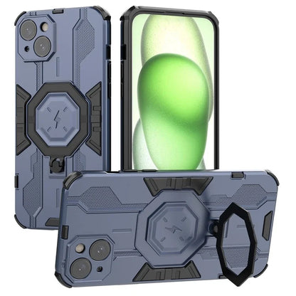 For iPhone 14 Plus Case Ring Holder Kickstand Shockproof Phone Cover