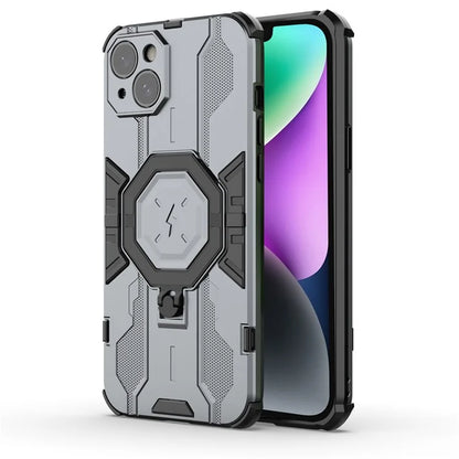 For iPhone 14 Plus Case Ring Holder Kickstand Shockproof Phone Cover