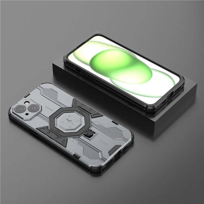 For iPhone 14 Plus Case Ring Holder Kickstand Shockproof Phone Cover