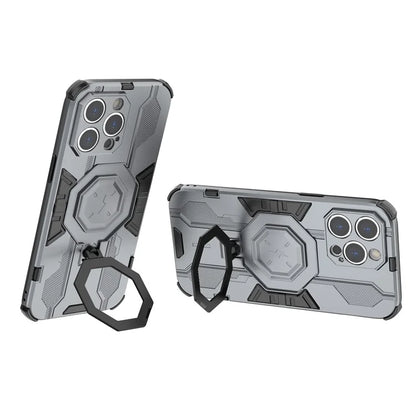 For iPhone 14 Pro Max Protective Phone Cover Ring Kickstand PC+TPU Back Case