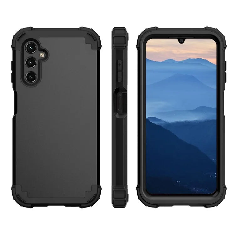 L-Style For Samsung Galaxy A15 4G Case PC + Silicone Drop Protective Phone Cover