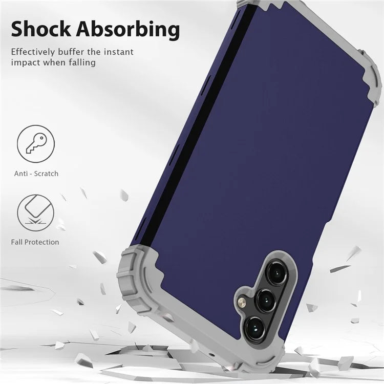 L-Style For Samsung Galaxy A15 4G Case PC + Silicone Drop Protective Phone Cover
