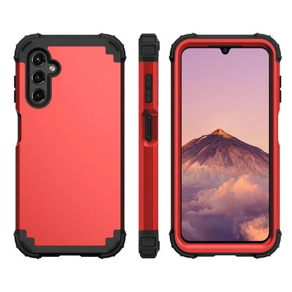L-Style For Samsung Galaxy A15 4G Case PC + Silicone Drop Protective Phone Cover