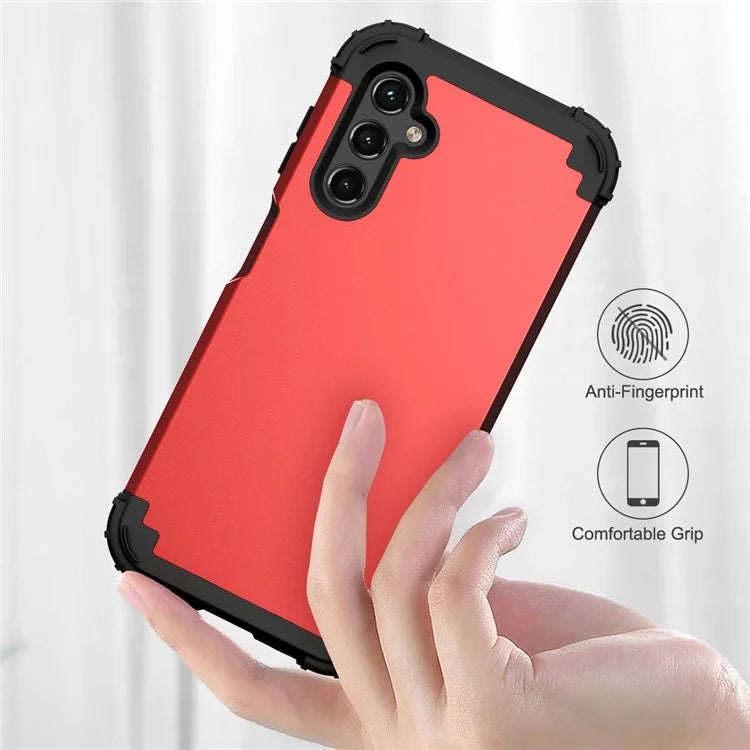 L-Style For Samsung Galaxy A15 4G Case PC + Silicone Drop Protective Phone Cover