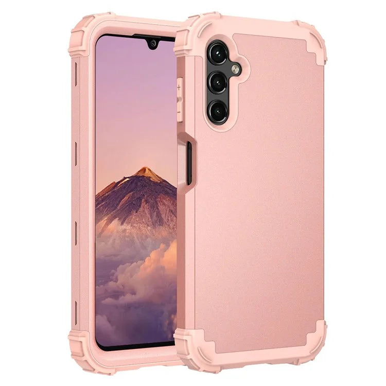 L-Style For Samsung Galaxy A15 4G Case PC + Silicone Drop Protective Phone Cover