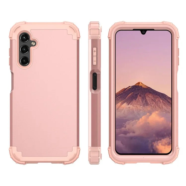 L-Style For Samsung Galaxy A15 4G Case PC + Silicone Drop Protective Phone Cover