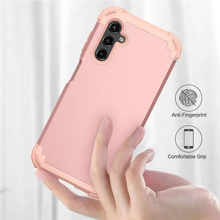 L-Style For Samsung Galaxy A15 4G Case PC + Silicone Drop Protective Phone Cover