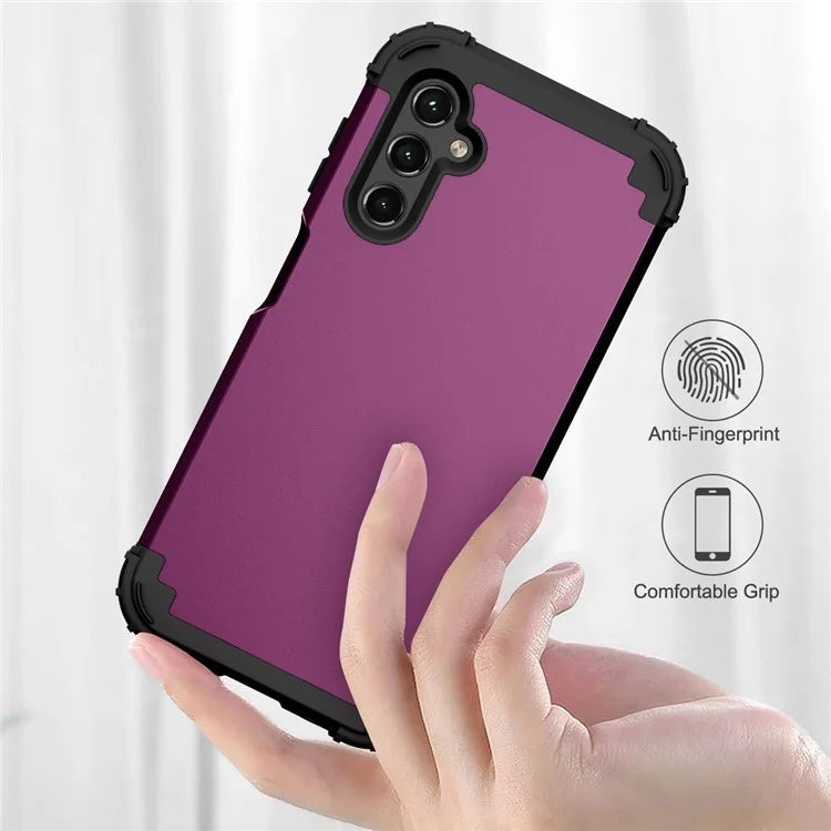 L-Style For Samsung Galaxy A15 4G Case PC + Silicone Drop Protective Phone Cover
