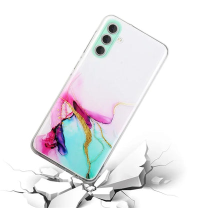 For Samsung Galaxy A15 5G Case Marble Pattern Anti-fall TPU Mobile Phone Cover