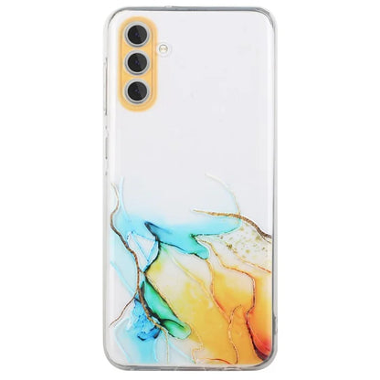 For Samsung Galaxy A15 5G Case Marble Pattern Anti-fall TPU Mobile Phone Cover