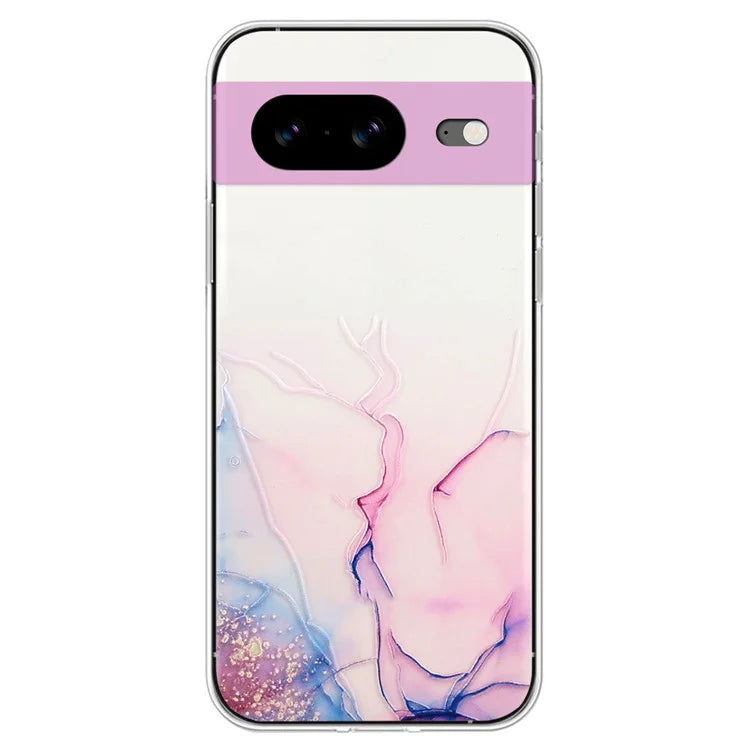 For Google Pixel 8 Case Embossing Anti-drop TPU Phone Protective Cover