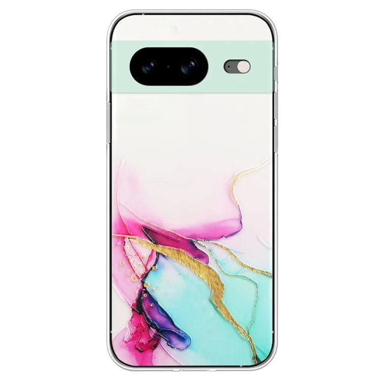 For Google Pixel 8 Case Embossing Anti-drop TPU Phone Protective Cover