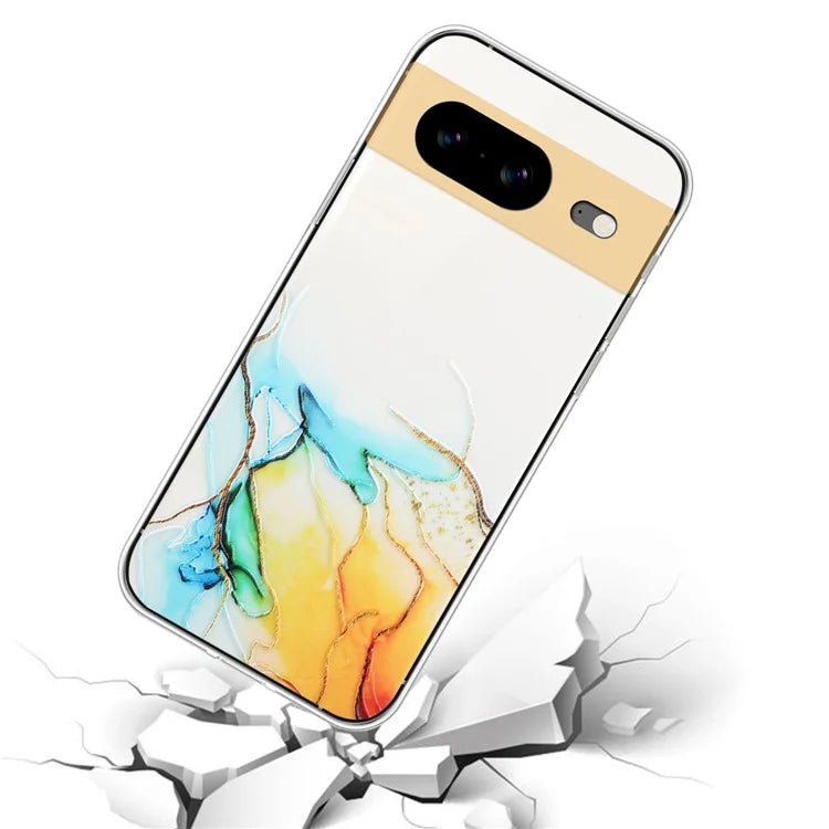 For Google Pixel 8 Case Embossing Anti-drop TPU Phone Protective Cover