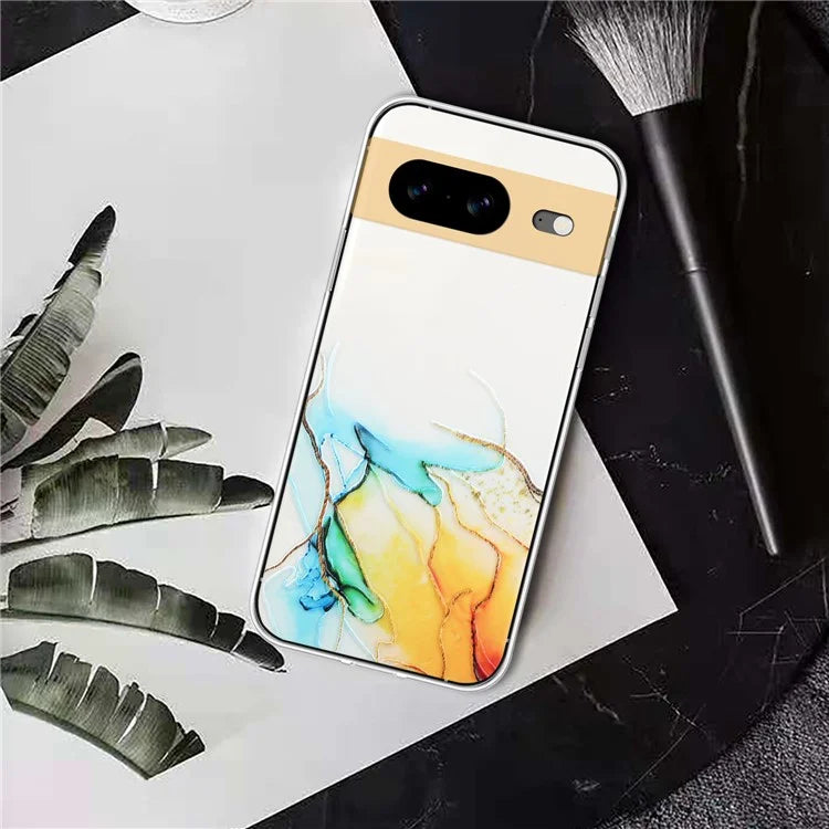 For Google Pixel 8 Case Embossing Anti-drop TPU Phone Protective Cover