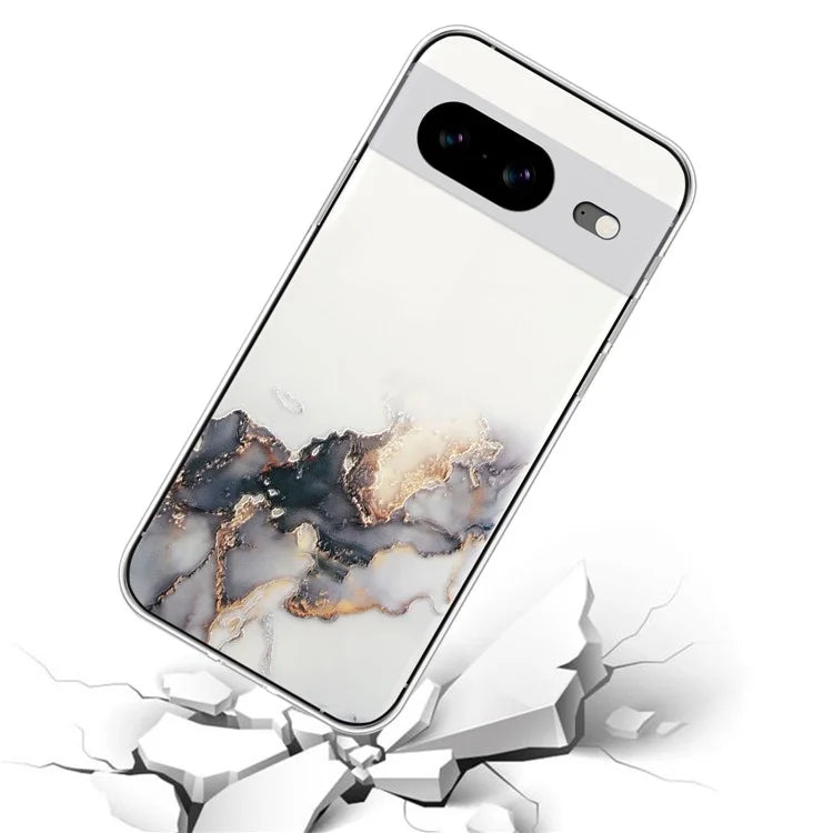 For Google Pixel 8 Case Embossing Anti-drop TPU Phone Protective Cover