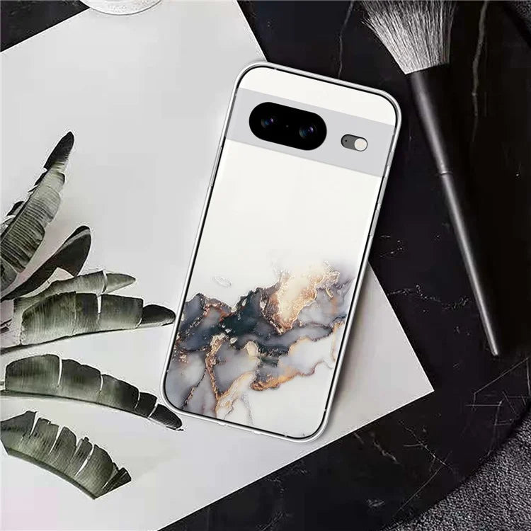For Google Pixel 8 Case Embossing Anti-drop TPU Phone Protective Cover