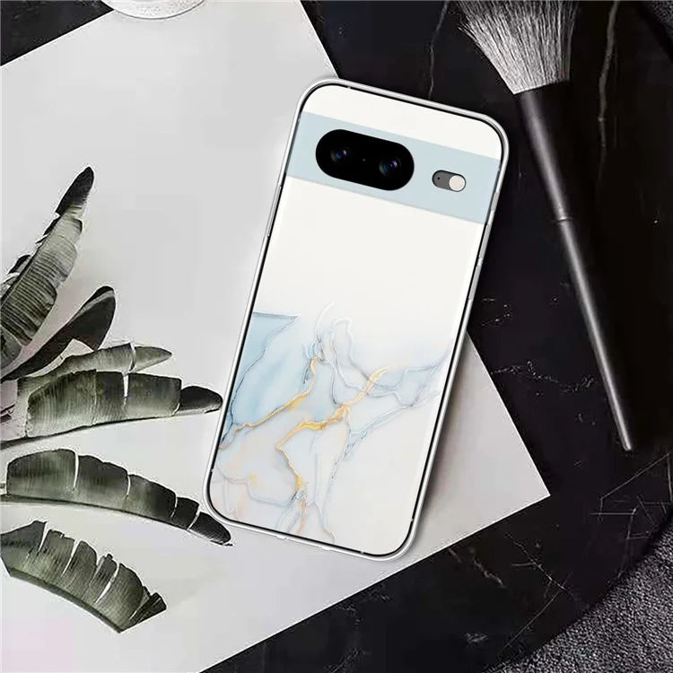 For Google Pixel 8 Case Embossing Anti-drop TPU Phone Protective Cover