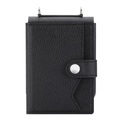 For Samsung Galaxy Z Flip3 5G Case Litchi Texture Folding Phone Cover with Card Slot