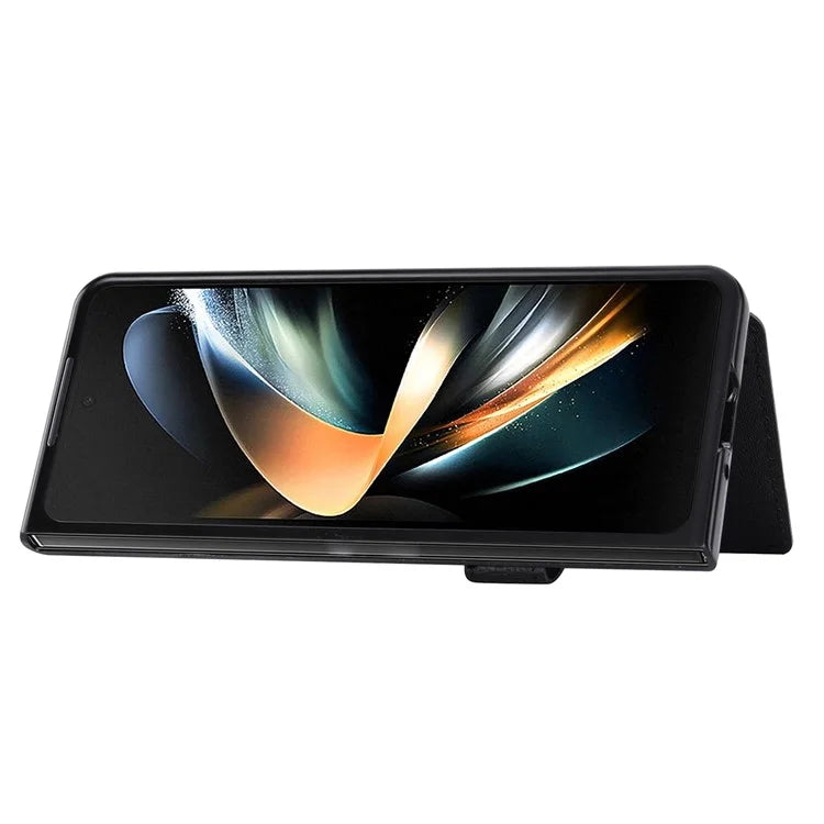 For Samsung Galaxy Z Fold3 5G Case Card Holder Kickstand Folding Phone Cover
