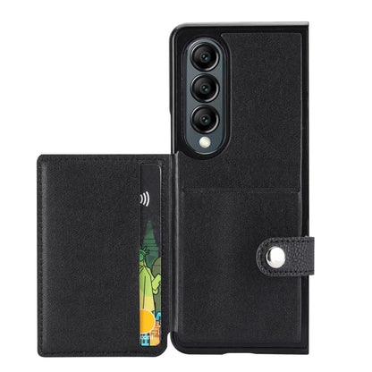 For Samsung Galaxy Z Fold3 5G Case Card Holder Kickstand Folding Phone Cover