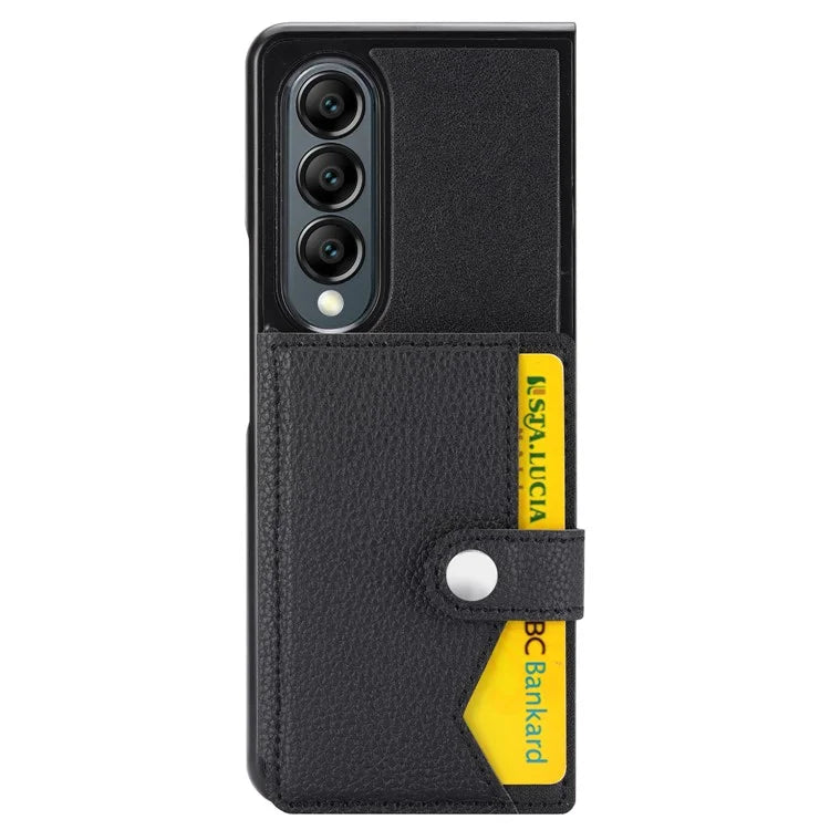 For Samsung Galaxy Z Fold3 5G Case Card Holder Kickstand Folding Phone Cover
