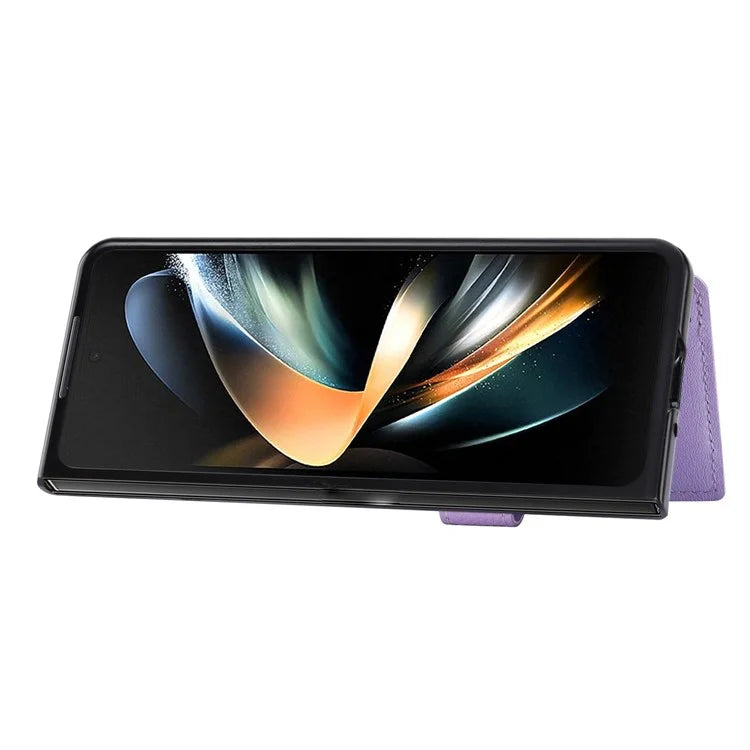 For Samsung Galaxy Z Fold3 5G Case Card Holder Kickstand Folding Phone Cover