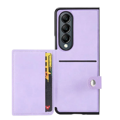 For Samsung Galaxy Z Fold3 5G Case Card Holder Kickstand Folding Phone Cover