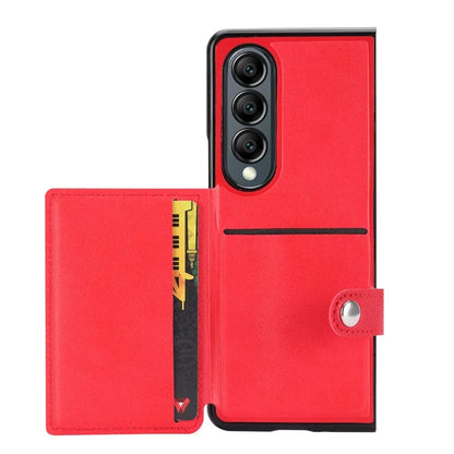 For Samsung Galaxy Z Fold3 5G Case Card Holder Kickstand Folding Phone Cover