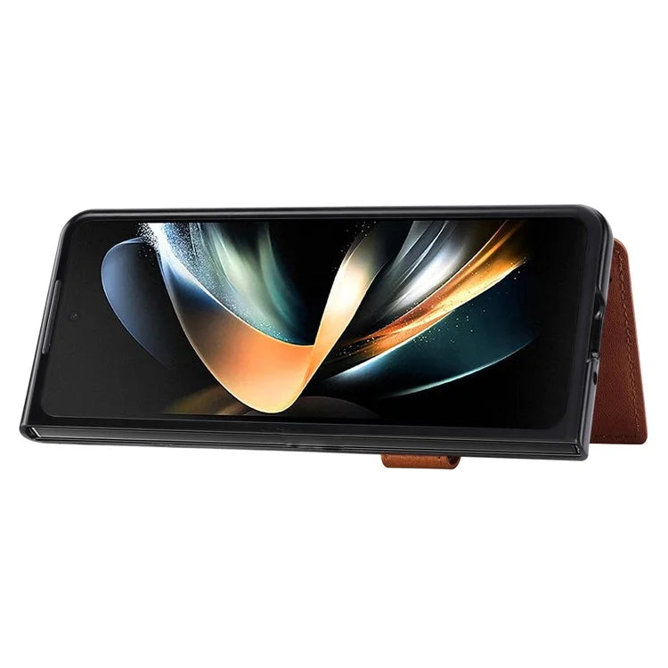 For Samsung Galaxy Z Fold3 5G Case Card Holder Kickstand Folding Phone Cover