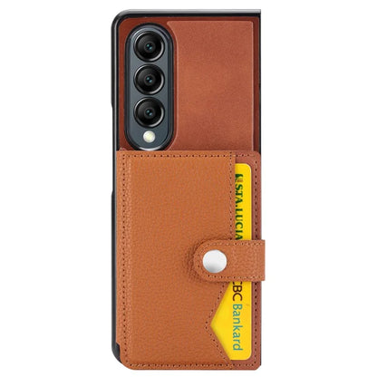 For Samsung Galaxy Z Fold3 5G Case Card Holder Kickstand Folding Phone Cover