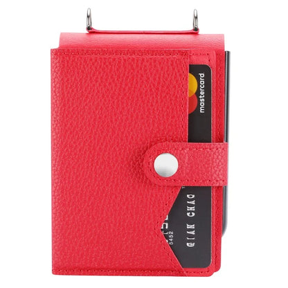 For Samsung Galaxy Z Flip5 5G Case Litchi Texture Card Holder Folding Phone Cover