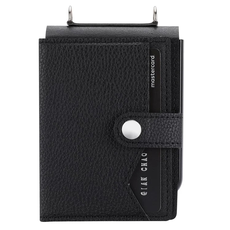 For Samsung Galaxy Z Flip5 5G Case Litchi Texture Card Holder Folding Phone Cover