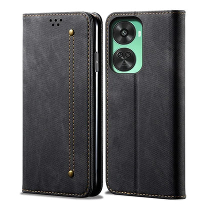 For Huawei nova 11 SE Case Jeans Cloth Texture Wallet Phone Leather Cover