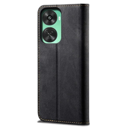 For Huawei nova 11 SE Case Jeans Cloth Texture Wallet Phone Leather Cover
