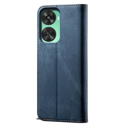 For Huawei nova 11 SE Case Jeans Cloth Texture Wallet Phone Leather Cover