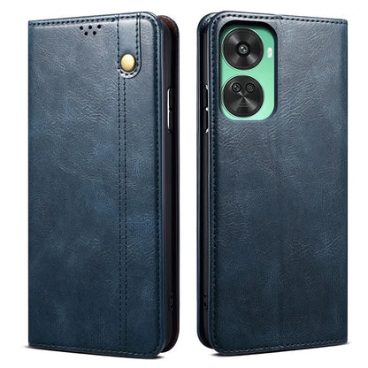 For Huawei nova 11 SE Case Stand Wallet Waxy Crazy Horse Texture Leather Cover
