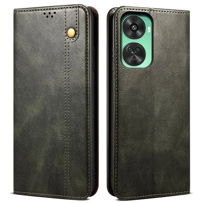 For Huawei nova 11 SE Case Stand Wallet Waxy Crazy Horse Texture Leather Cover