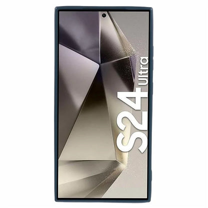 For Samsung Galaxy S24 Ultra Case Lens Protection Liquid Silicone Cover Compatible with MagSafe
