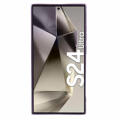 For Samsung Galaxy S24 Ultra Case Lens Protection Liquid Silicone Cover Compatible with MagSafe